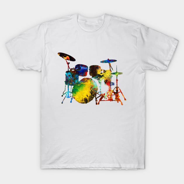 Drums T-Shirt by erzebeth